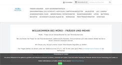 Desktop Screenshot of muero-fraeser.de