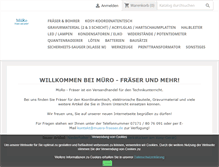Tablet Screenshot of muero-fraeser.de